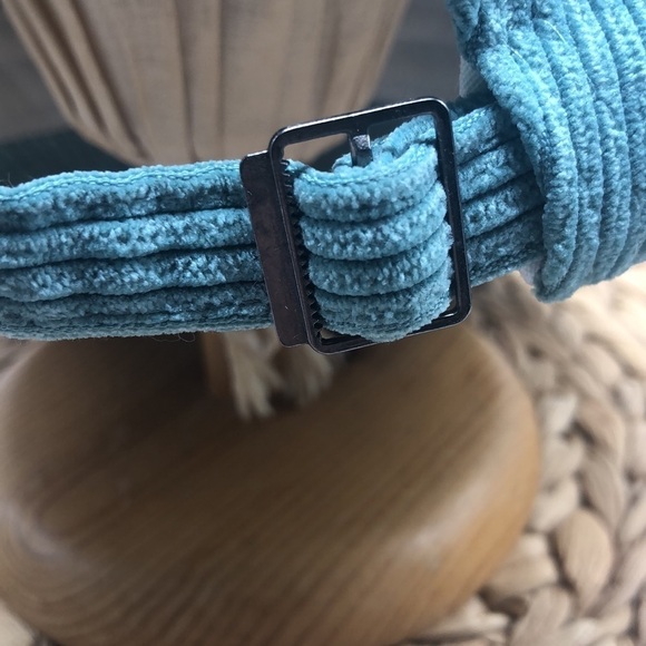 MAMA Aqua Green Corduroy Baseball Cap - Picture 4 of 7